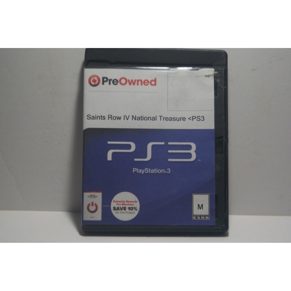 Saints Row IV 4 (Sony Playstation 3, 2013). PS3 Gamestop Case